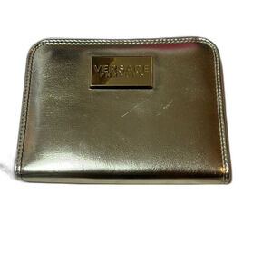 VERSACE PARFUMS Gold Wallet with Gold Chain